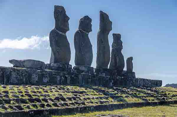 139 - Chile - isla de Rapa Nui o Pascua - Tahai - Ahu Tahai